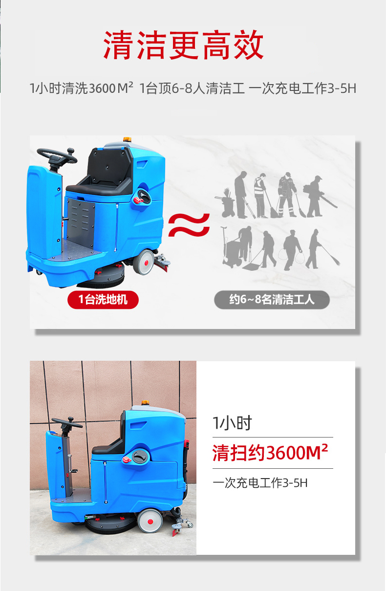 大兴驾驶式洗地机更适合用在高铁站